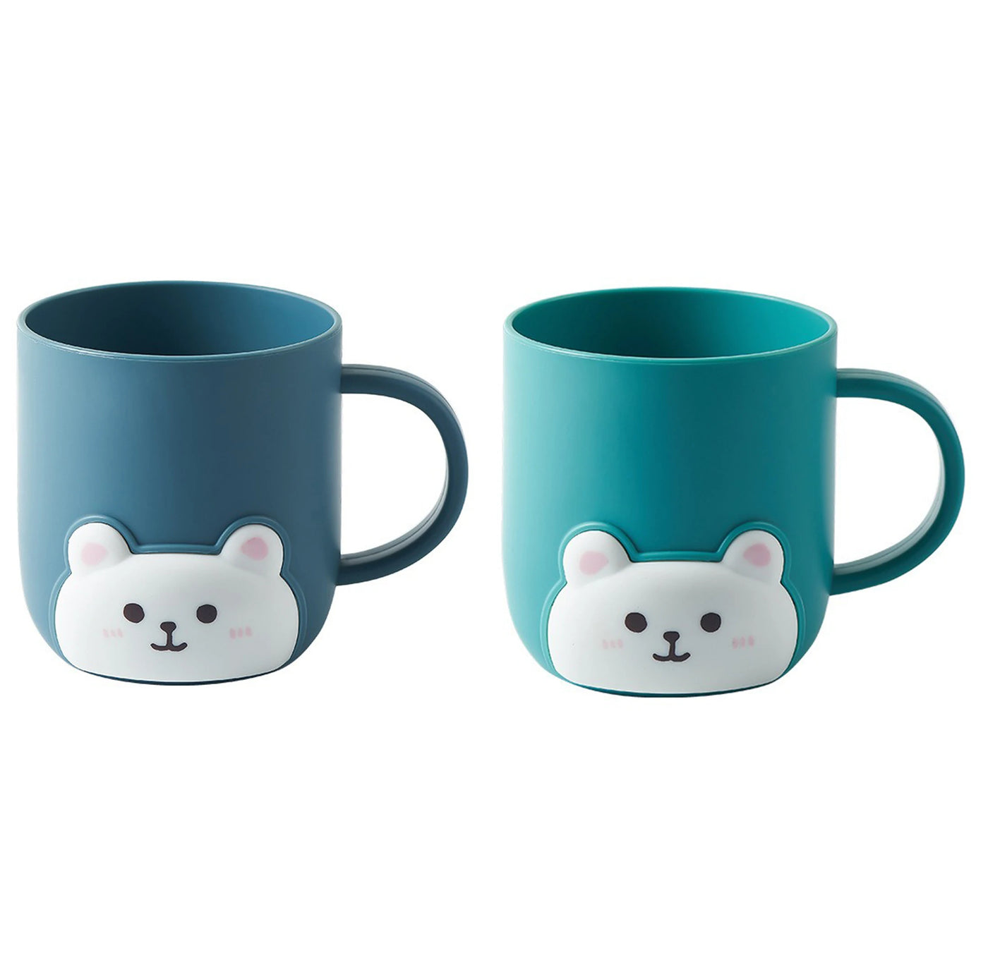 1-2Pcs Bathroom Toothbrush Cup Children Bear Student Dormitory Cute Cartoon Gargle Plastic Kids Products Household Merchandises
