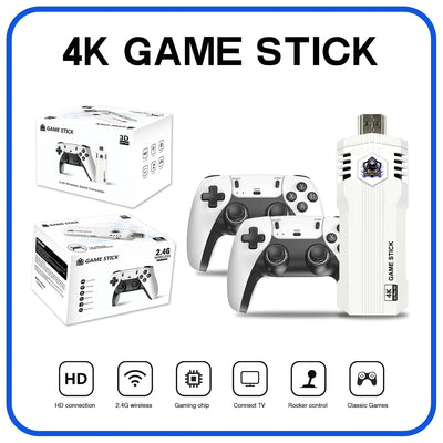 New X2LK Game Stick Mini Video Games Consoles Retro Handheld 20000 Games Player HD Video Game Stick 2.4G Double Wireless Control