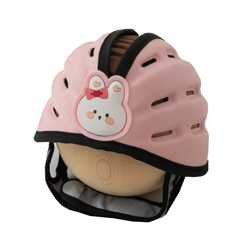 Cute Baby Head Protector Infant Helmet Learn to Walk Toddler Safety Products Bear Bunny Kids Safety Helmet for Play Cycling