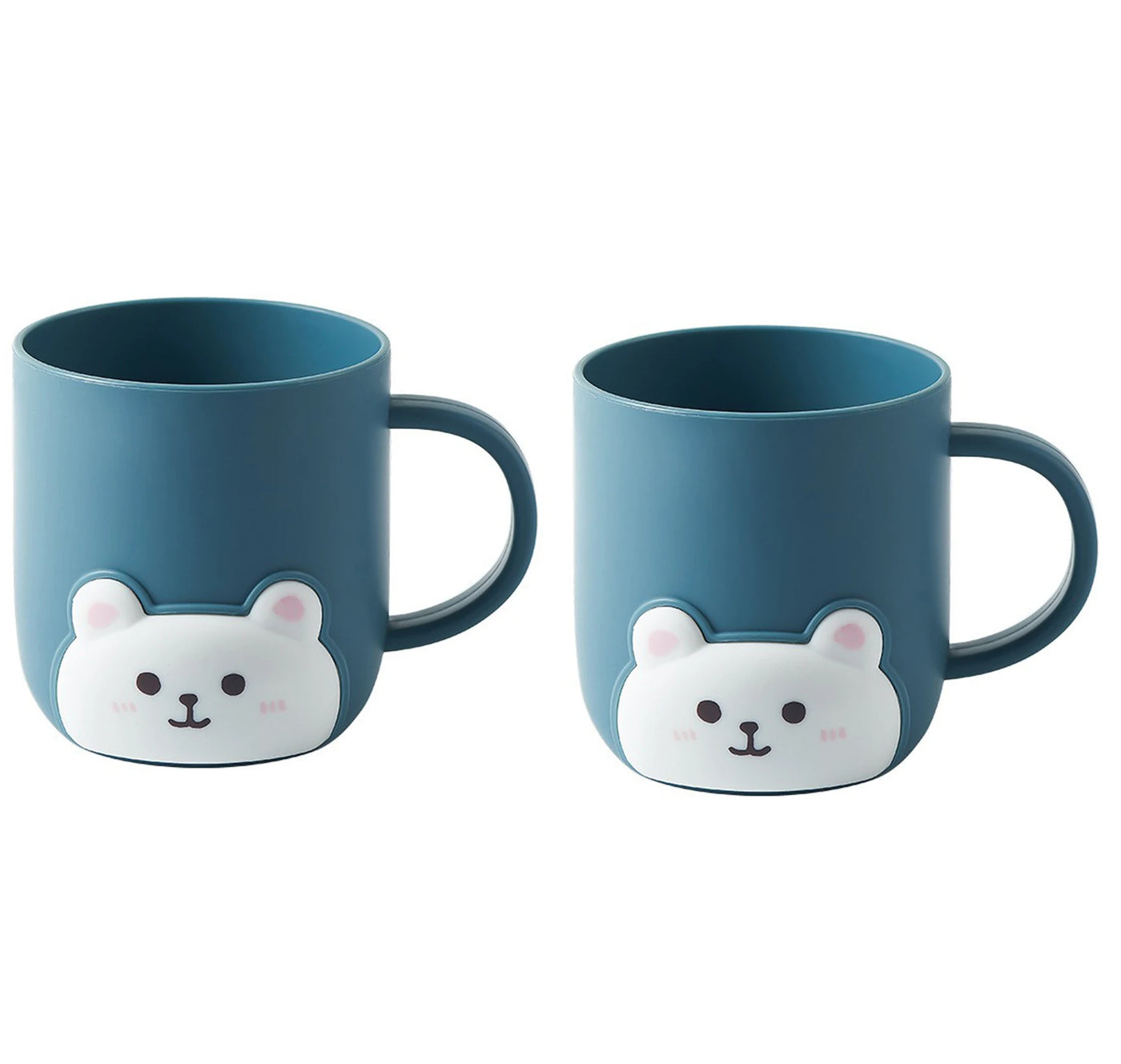 1-2Pcs Bathroom Toothbrush Cup Children Bear Student Dormitory Cute Cartoon Gargle Plastic Kids Products Household Merchandises