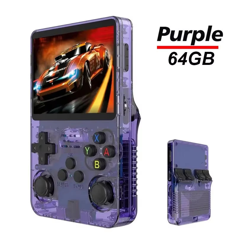 R36S Game Console Linux System 3.5 Inch Retro Handheld Video Games Consoles Built-In Classic Games 128G Portable Games Player