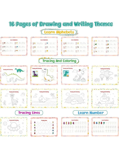 Montessori Toys for Toddler Busy Book: Preschool Learning Activities 3 4 5 Year Old Boys Girls Kids Gifts