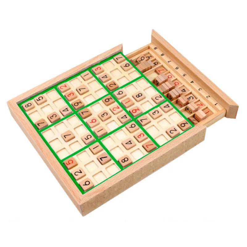 Sudoku Crosswords Montessori Wooden Educational Digits Inference Logic Games Latin Square Math Puzzles Number Place Games Toys