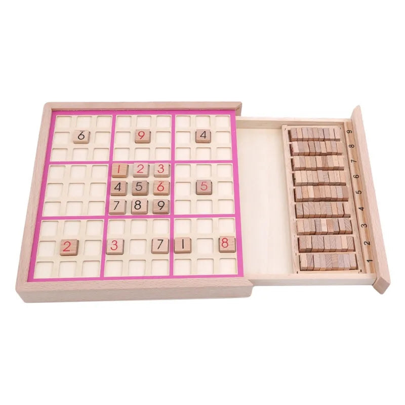 Sudoku Crosswords Montessori Wooden Educational Digits Inference Logic Games Latin Square Math Puzzles Number Place Games Toys