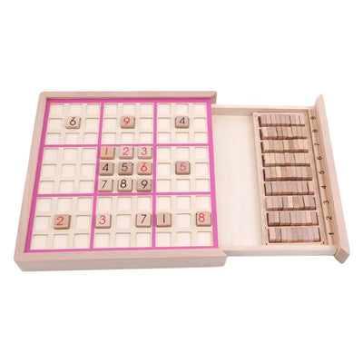 Sudoku Crosswords Montessori Wooden Educational Digits Inference Logic Games Latin Square Math Puzzles Number Place Games Toys