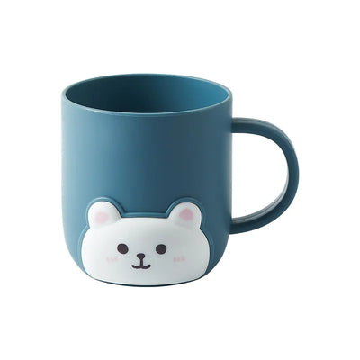 1-2Pcs Bathroom Toothbrush Cup Children Bear Student Dormitory Cute Cartoon Gargle Plastic Kids Products Household Merchandises