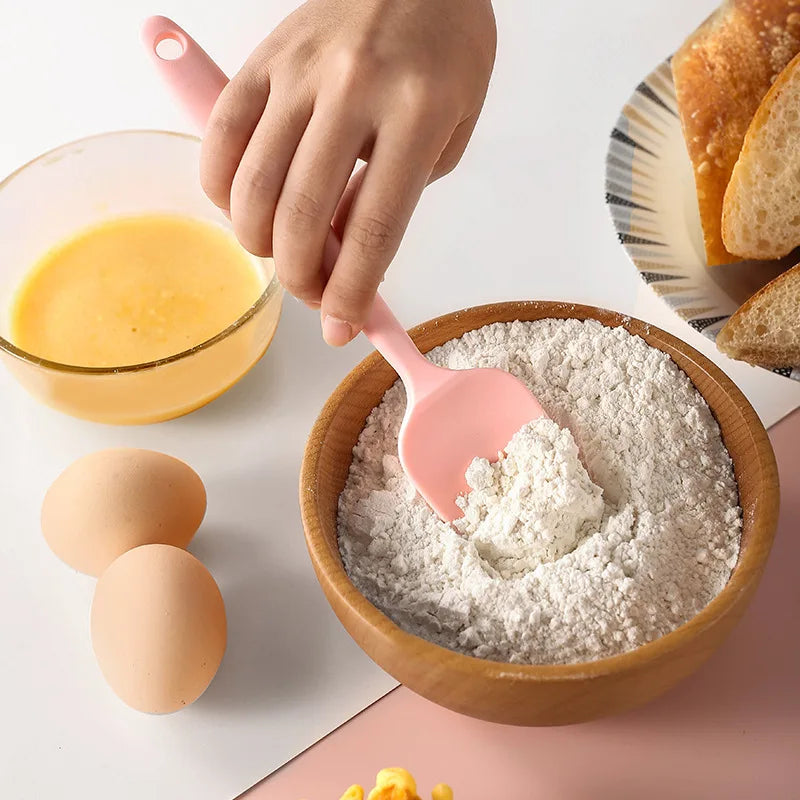 5Pcs Silicone Cooking Utensils Set Non-Stick Bread Dessert Cake Spatula Cooking Shovel Whisk Oil Brush Flexible Kitchen Utensils