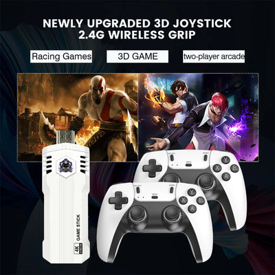 New X2LK Game Stick Mini Video Games Consoles Retro Handheld 20000 Games Player HD Video Game Stick 2.4G Double Wireless Control
