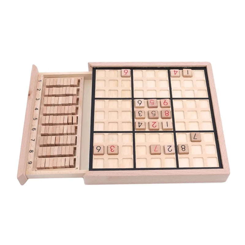 Sudoku Crosswords Montessori Wooden Educational Digits Inference Logic Games Latin Square Math Puzzles Number Place Games Toys