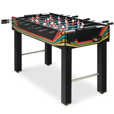 Foosball Game Table, Arcade Table Soccer W/ 2 Cup Holders, 2 Balls - 48In